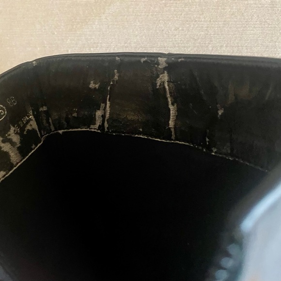 Talbots heeled black boots in size 8 M - Picture 6 of 7